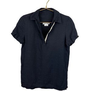 Lacoste Black‎ Polo Size 32 (XS)  Viscose Silk Blend
